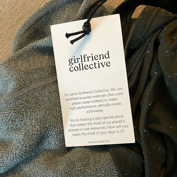 NWT Girlfriend Collective High Waist Bike Shorts in Horizon size small - Picture 3 of 6